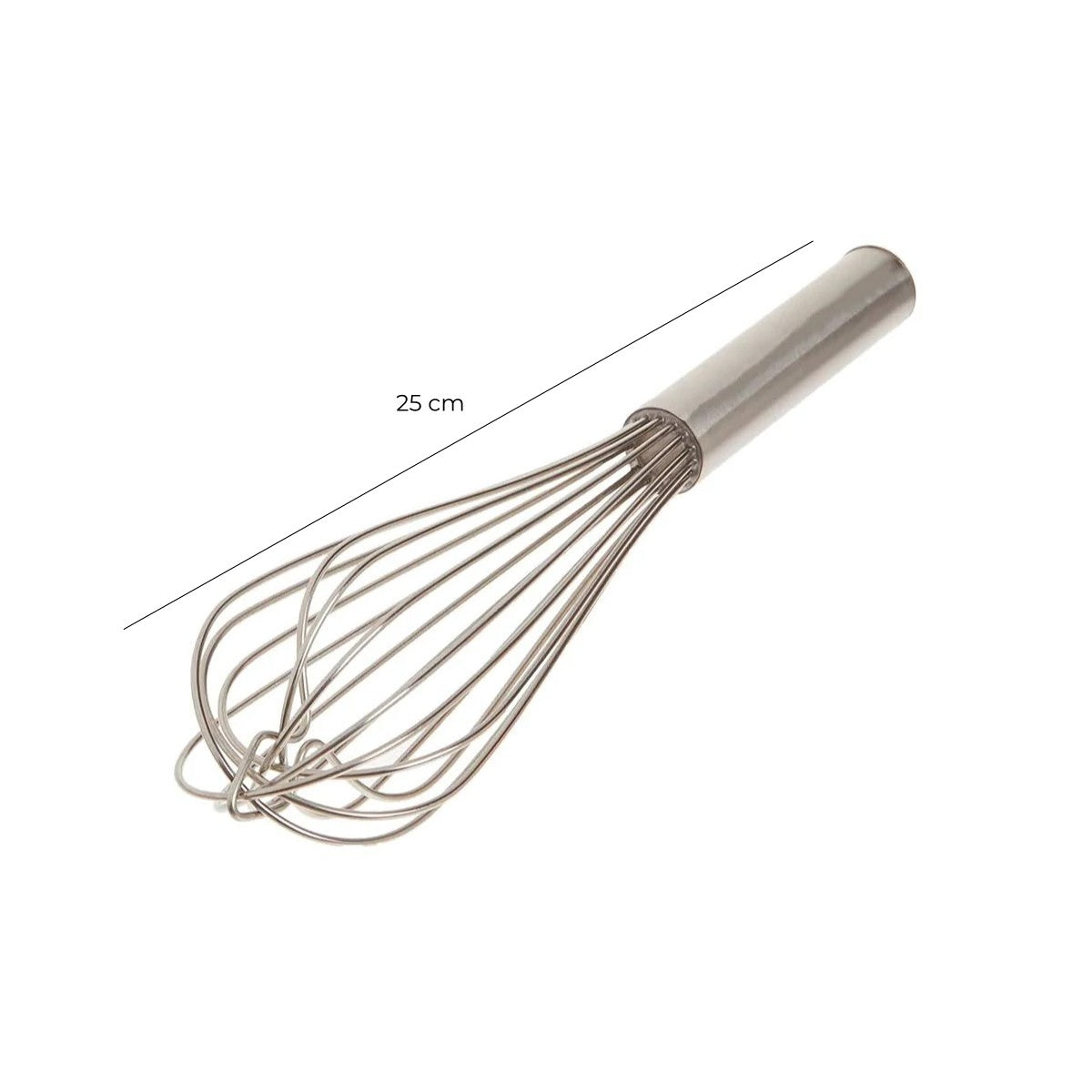 Batidor Manual Frances Acero Inoxidable 25 Cm