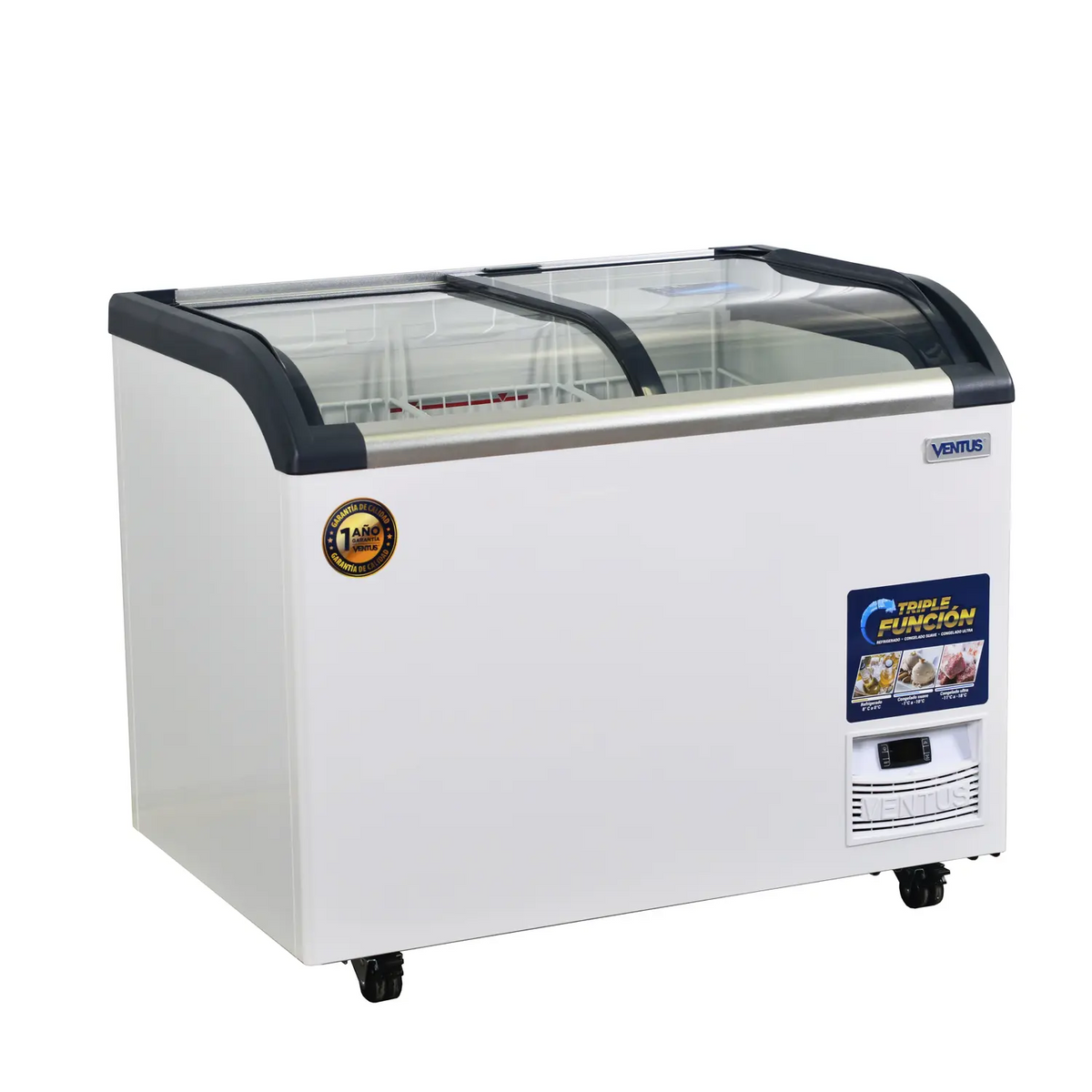 Conservadora Vidrio Semi-Curva 320 Lts CTV-320Q