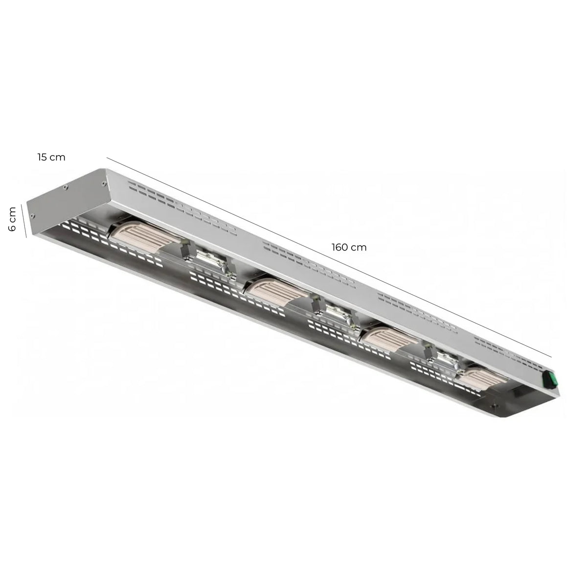 Pantalla Con Luz Y Calor 1600 Cms Dropin Coreco