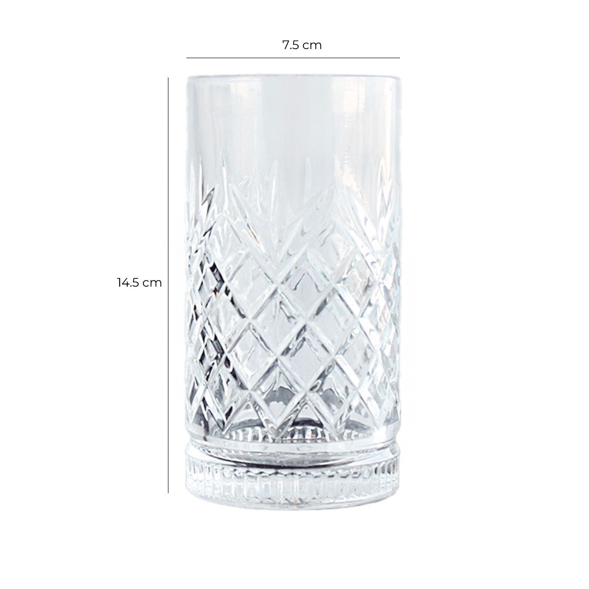 Set 6 Vasos Alto Time 370 Cc