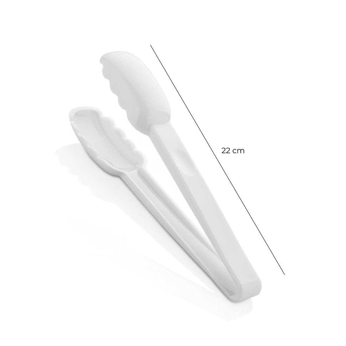 Tenaza Policarbonato Blanco 22 Cm