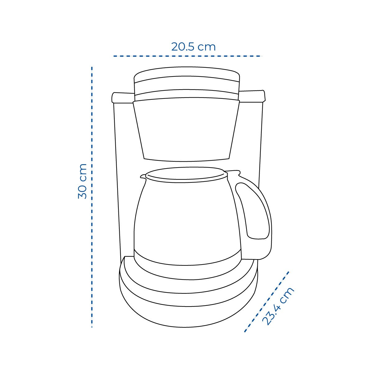Cafetera Percoladora Eléctrica 12 tazas 1.5 Lts 900w