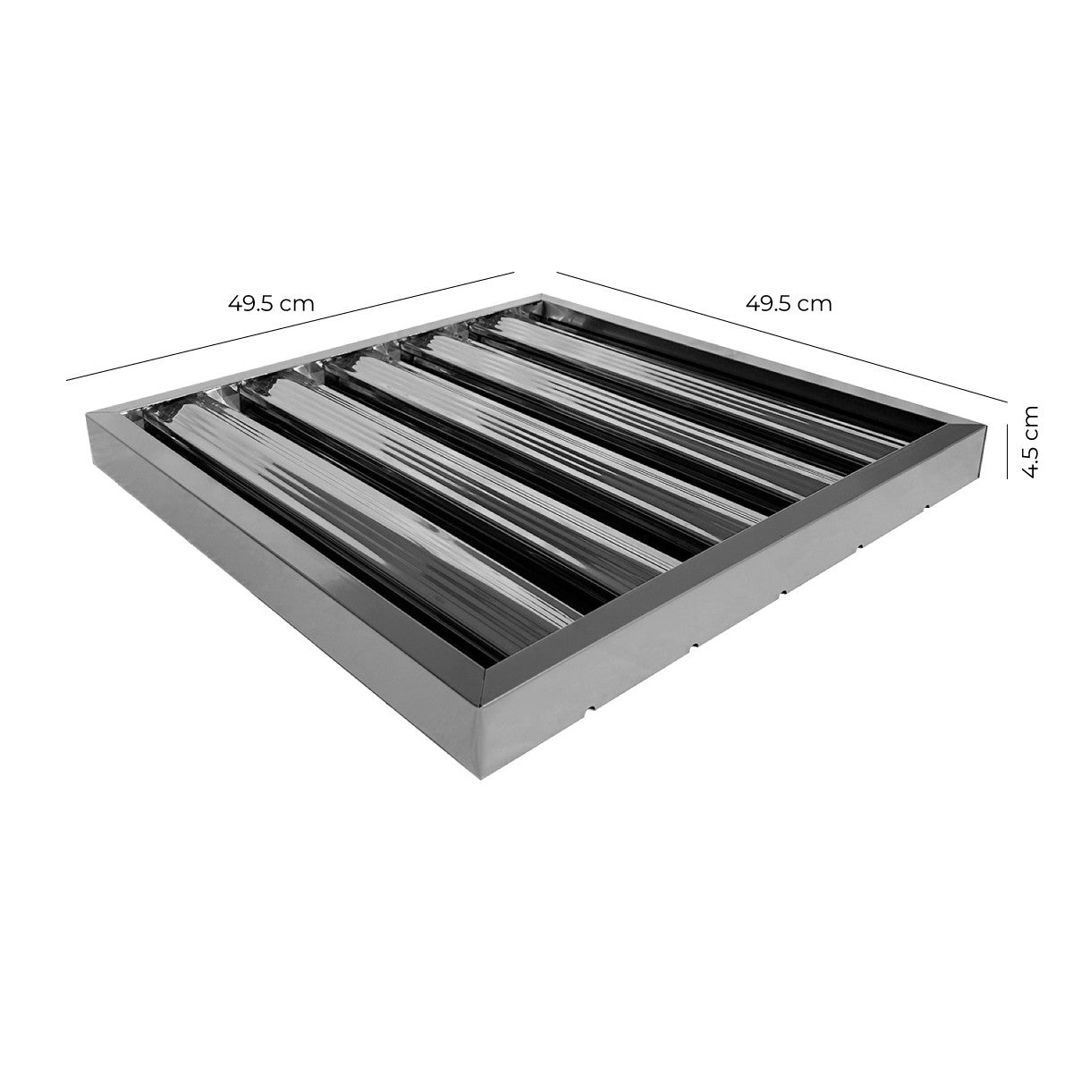 Filtro De Campana Acero Inoxidable 49.5*49.5*4.5 Cm