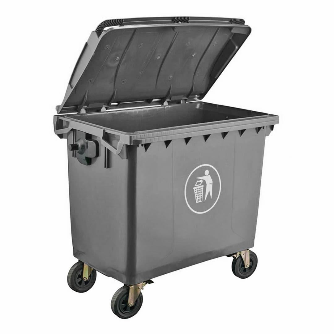 Contenedor De Basura 660 Litros Color Gris