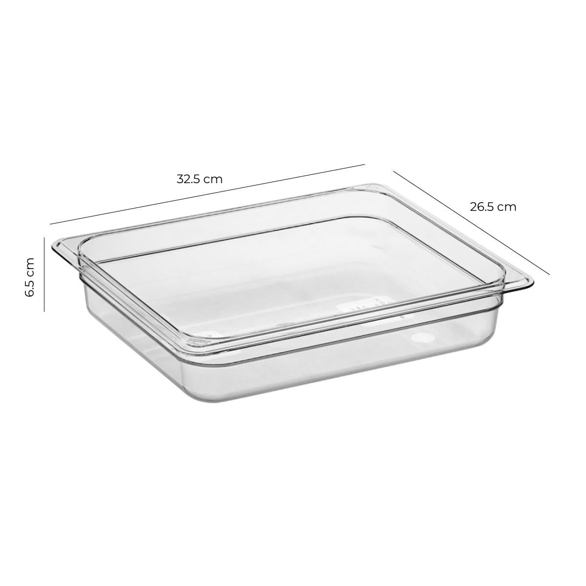 Contenedor Gn Policarbonato Transparente 1/2x6.5 Cm