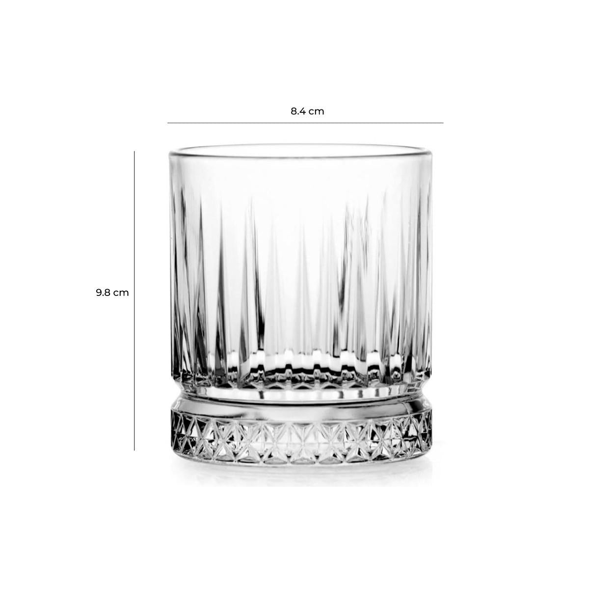 Set De 6 Vaso Whisky 355 Cc Línea Elysia