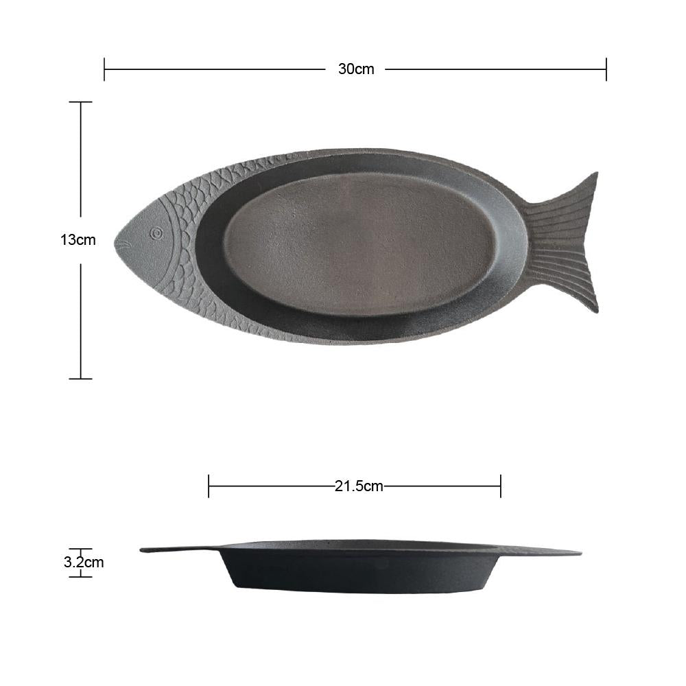 Plato Pescado Hierro 30 Cm Briva