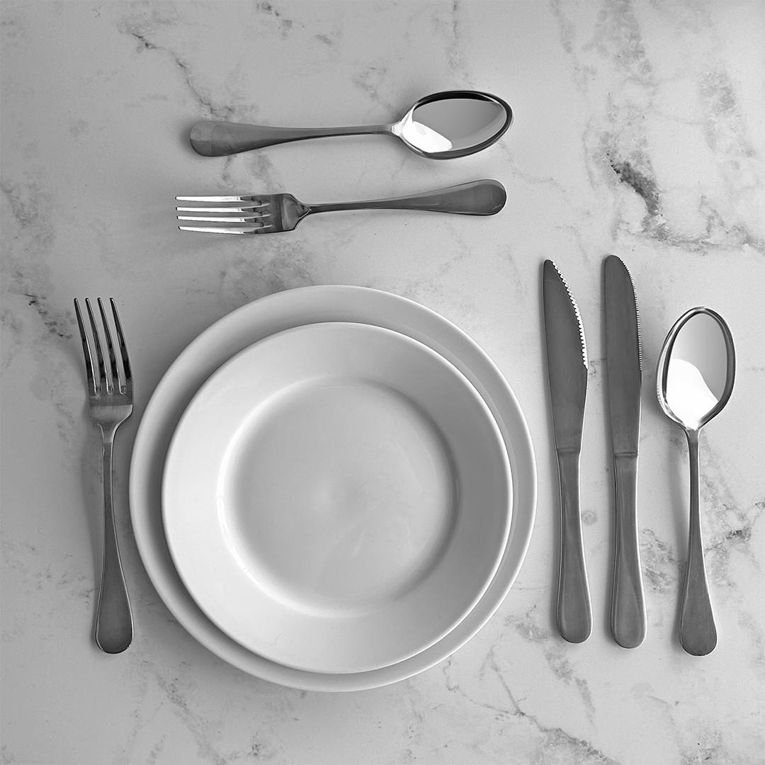 Set De 12 Tenedores De Mesa Linea Rosemary Cutlery