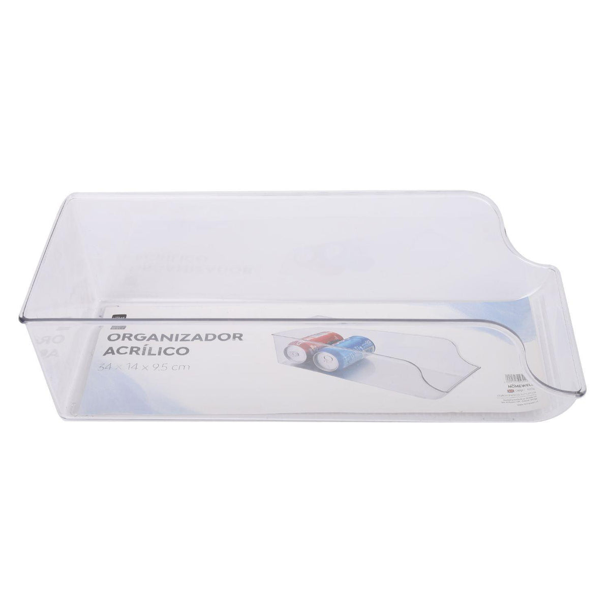Organizador Acrílico 34 x14 x9.5 Cm