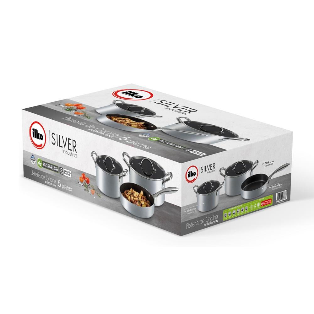 Batería De Cocina Antiadherente 5 Piezas