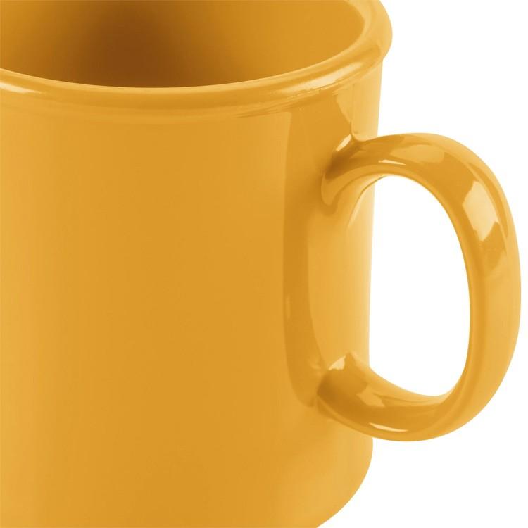 Set De 6 Mug Melamina Amarillo 235 Ml