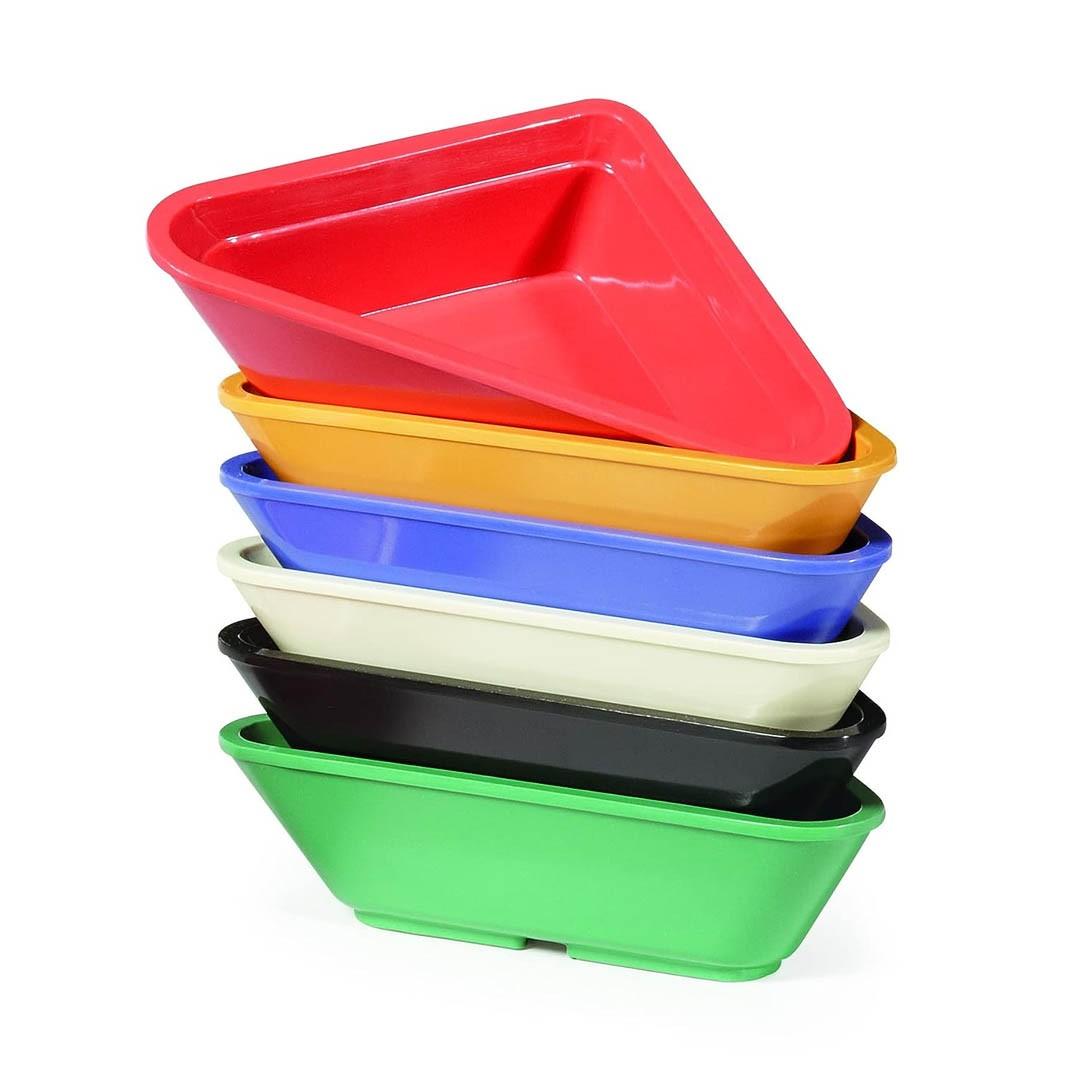RAMEKIN TRIANGULAR MELAMINA AZUL 60 ml