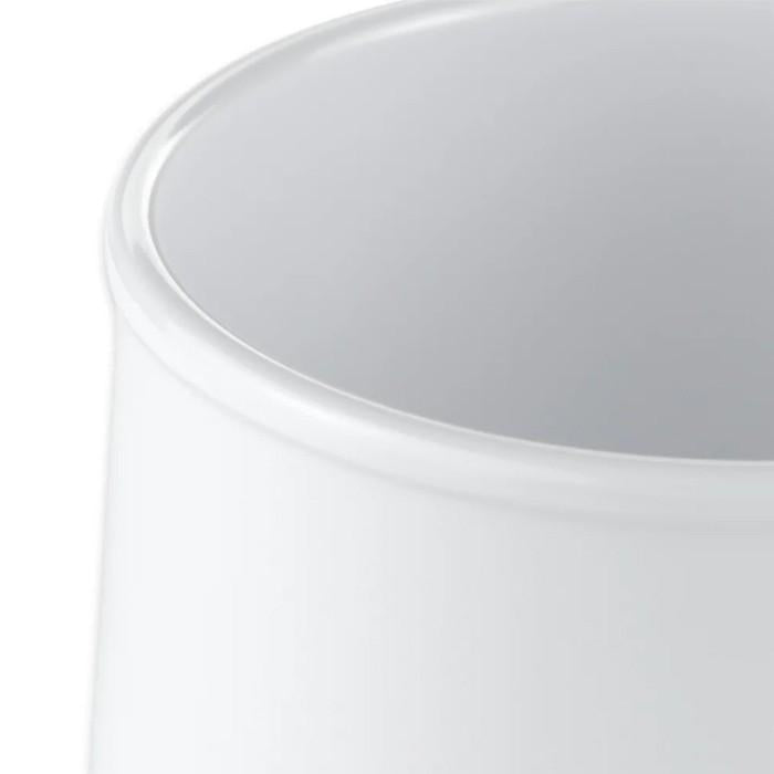 Tazón C/Asa Para Sopa Melamina Blanca 325 Ml