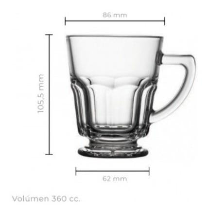 Taza De Te Con Mango 270 Cc Línea Casablanca