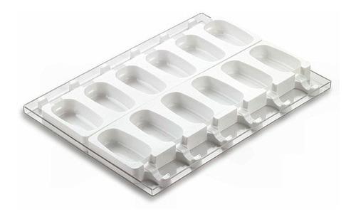 Set De 2 Moldes De Silicona Para Helado Clásico
