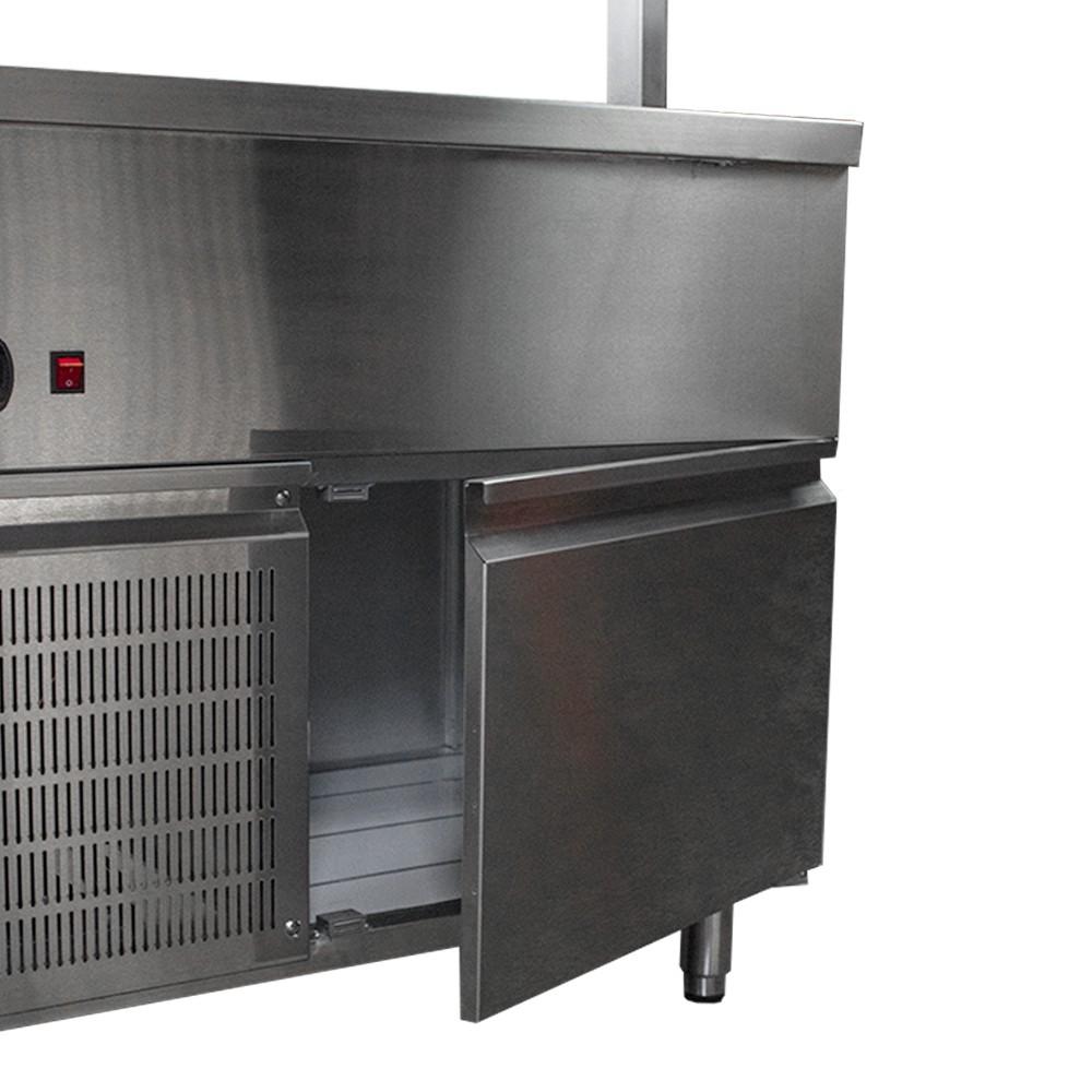 Modulo Salad Bar Refrigerado 3 Deposito