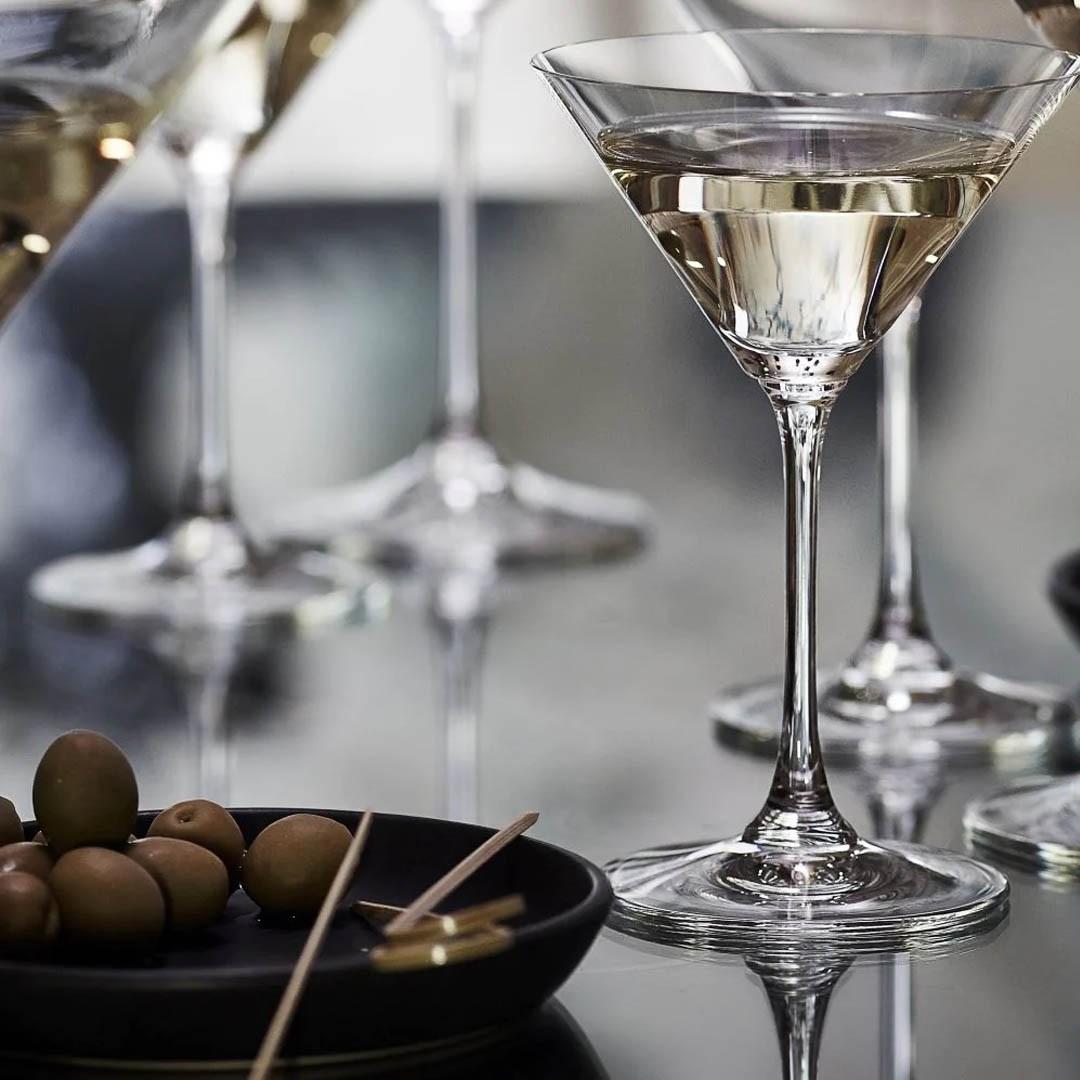 Set De 6 Copa Martini Vidrio 230Cc Línea Enoteca
