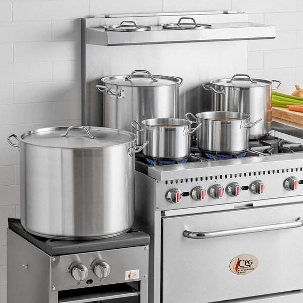 Olla Con Tapa Acero Inoxidable Capacidad 9 Litros