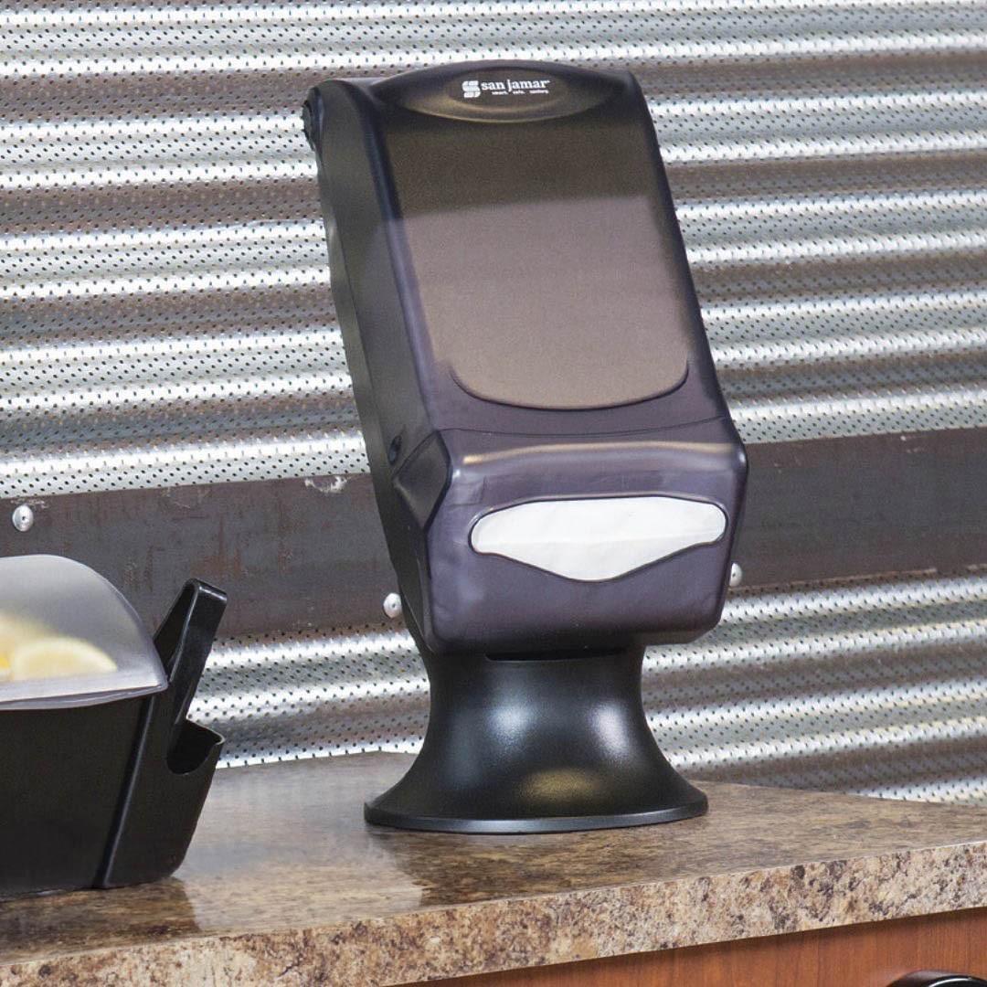 Dispensador De Servilletas Con Stand Modelo Venue Negro