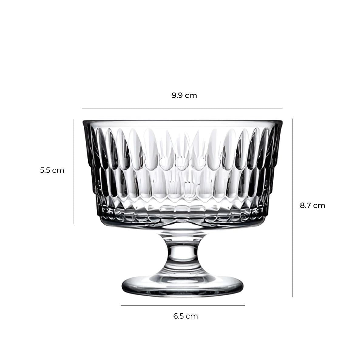 Set 6 Copas Helados 240 Cc Linea Rain