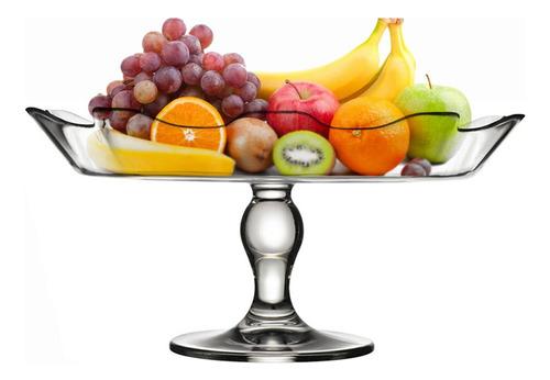Frutero Vidrio Con Pedestal 32X15Cm