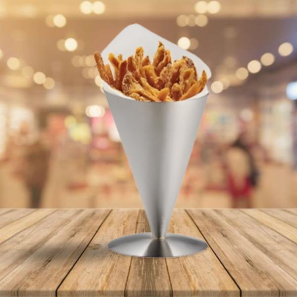 Cono Para Papas Fritas 11x18 Cm