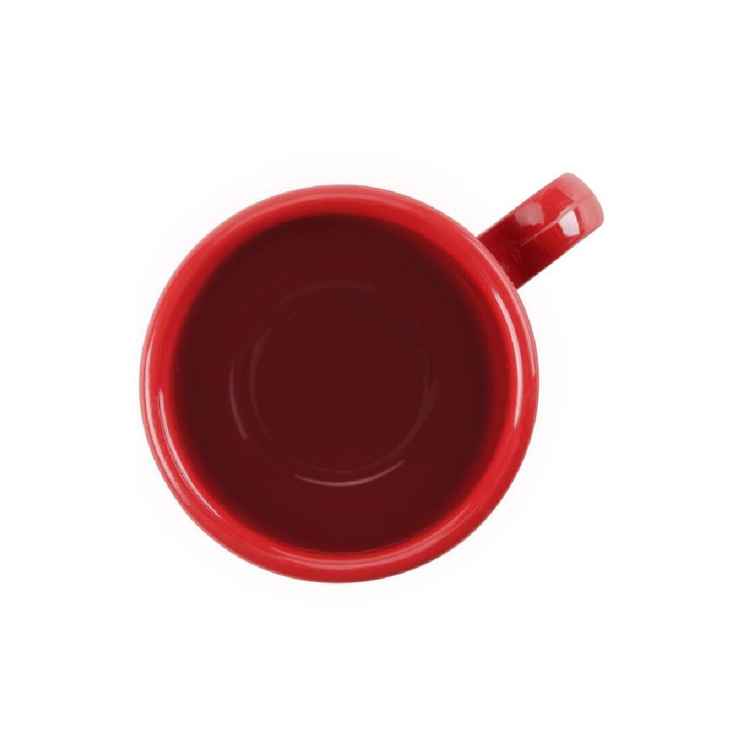 Set De 6 MUG SUN APILABLE MELAMINA ROJO 235 ml