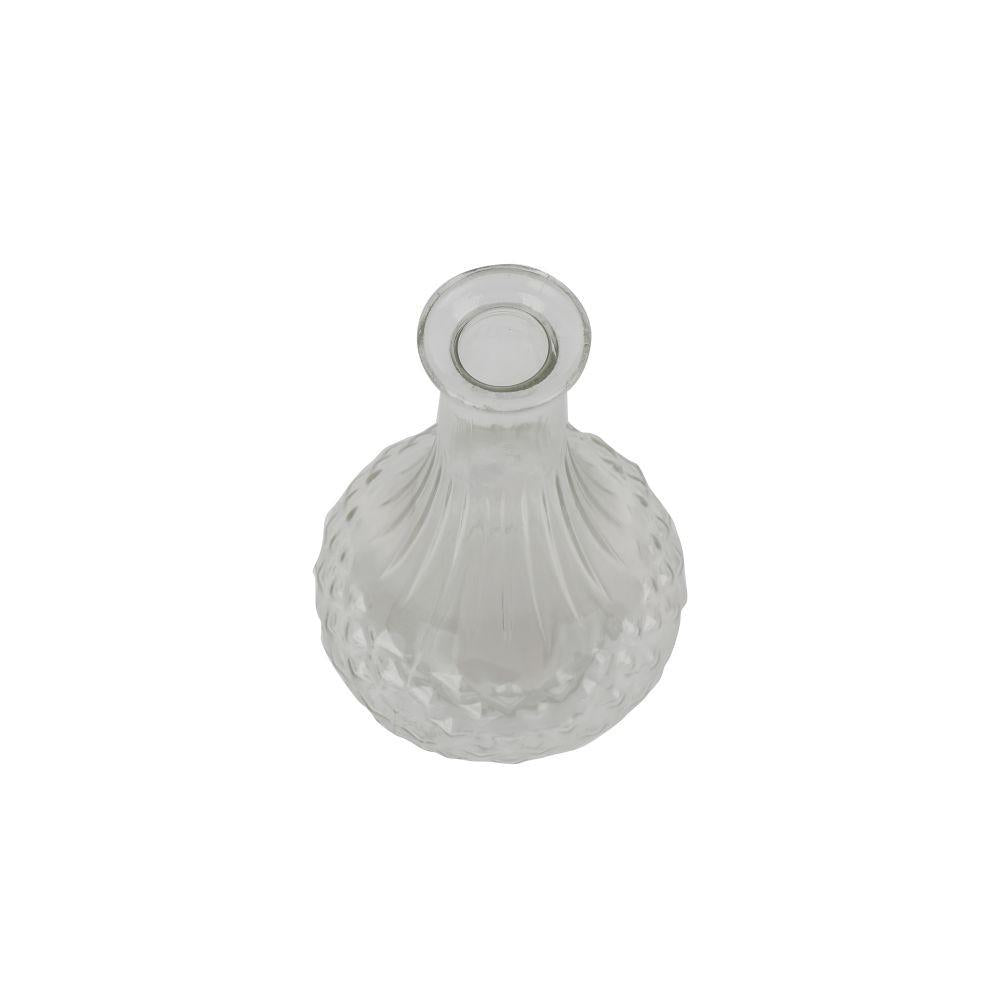 Florero Vidrio Redondo Diseño 22.2 Cm