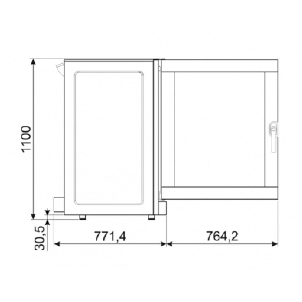 Horno Eléctrico 10 Gn 60/40 Turbo Humidificación