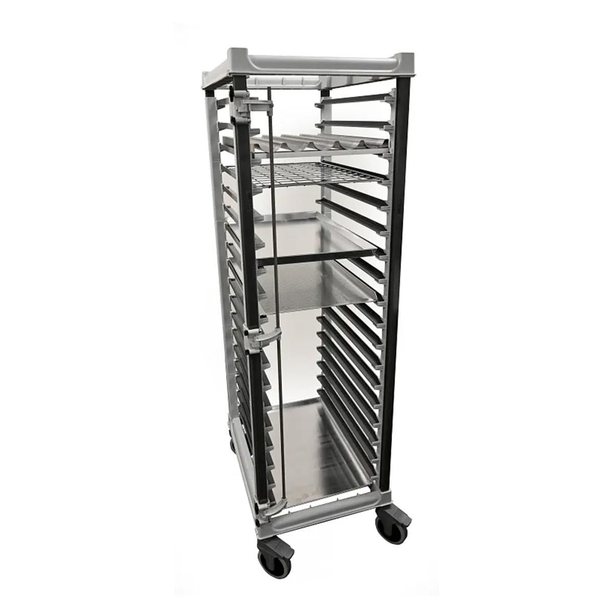 Carro Bandeja 60x40 Cm Serie Camshelving 4 Ruedas Con Freno