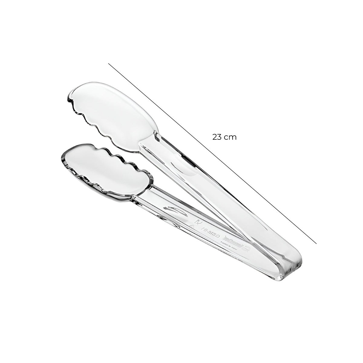 Tenaza Policarbonato Transparente 23 Cm Modelo 9TGS