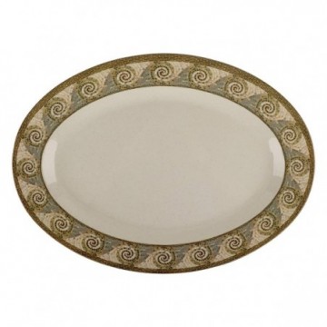 Plato Mosaico Ovalado 53x38 Cm