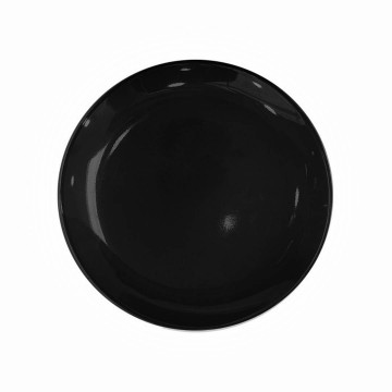 Plato Melamina Negro 16 Cm