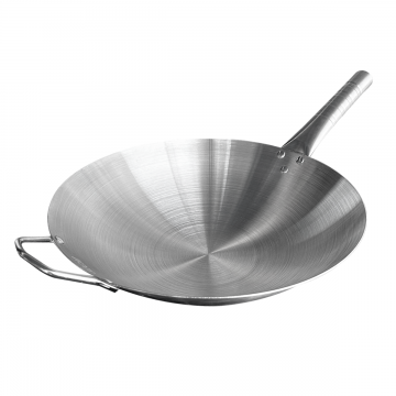 Wok Acero Inox Con Mango Y...