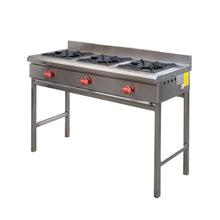 Anafe Industrial A Gas 3 Quemadores De 180 MM GLP