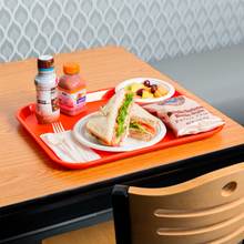 Bandeja De Fibra De Vidrio 45x35 Cm Naranja