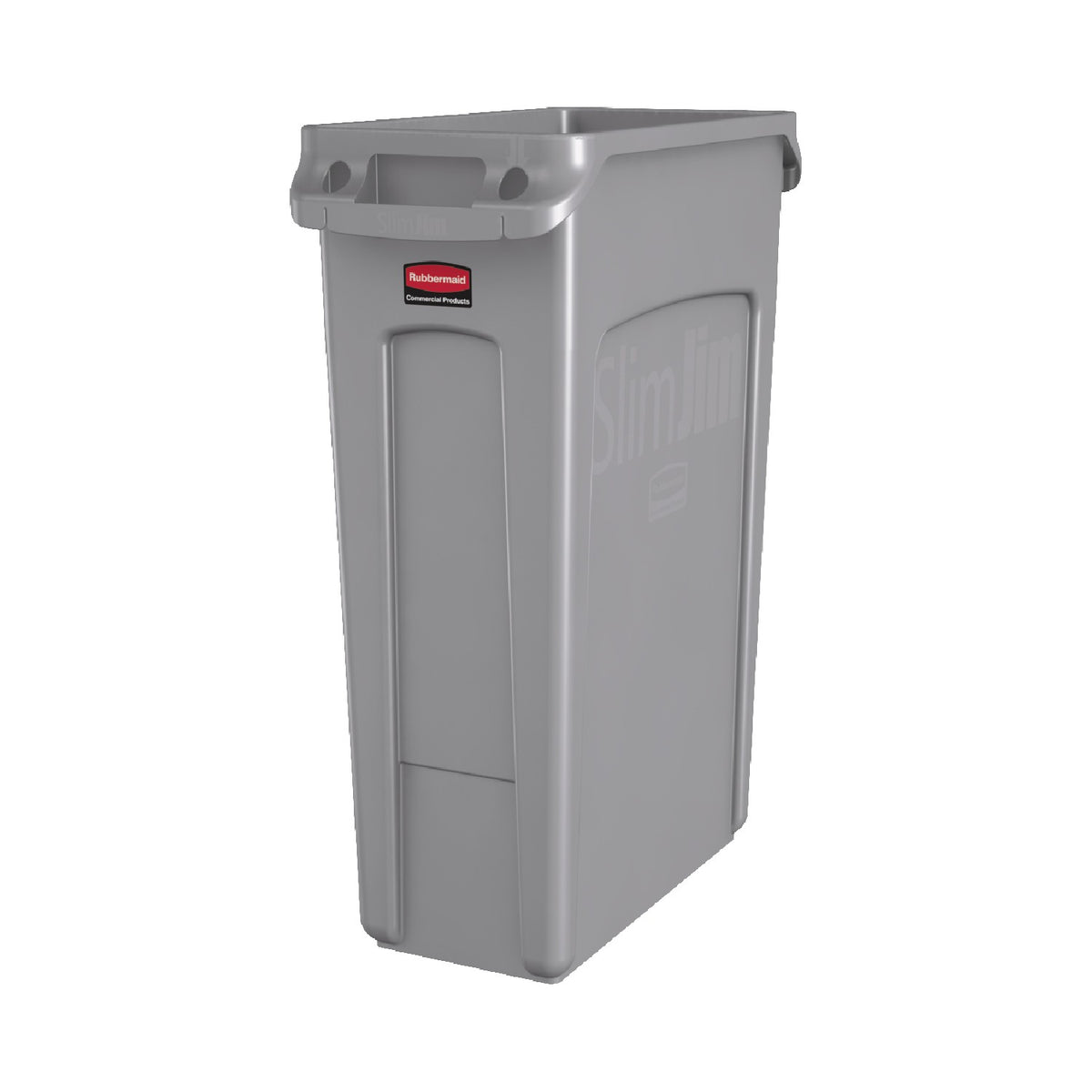 Basurero Slim Jim Gris Ventilado 87 Litros