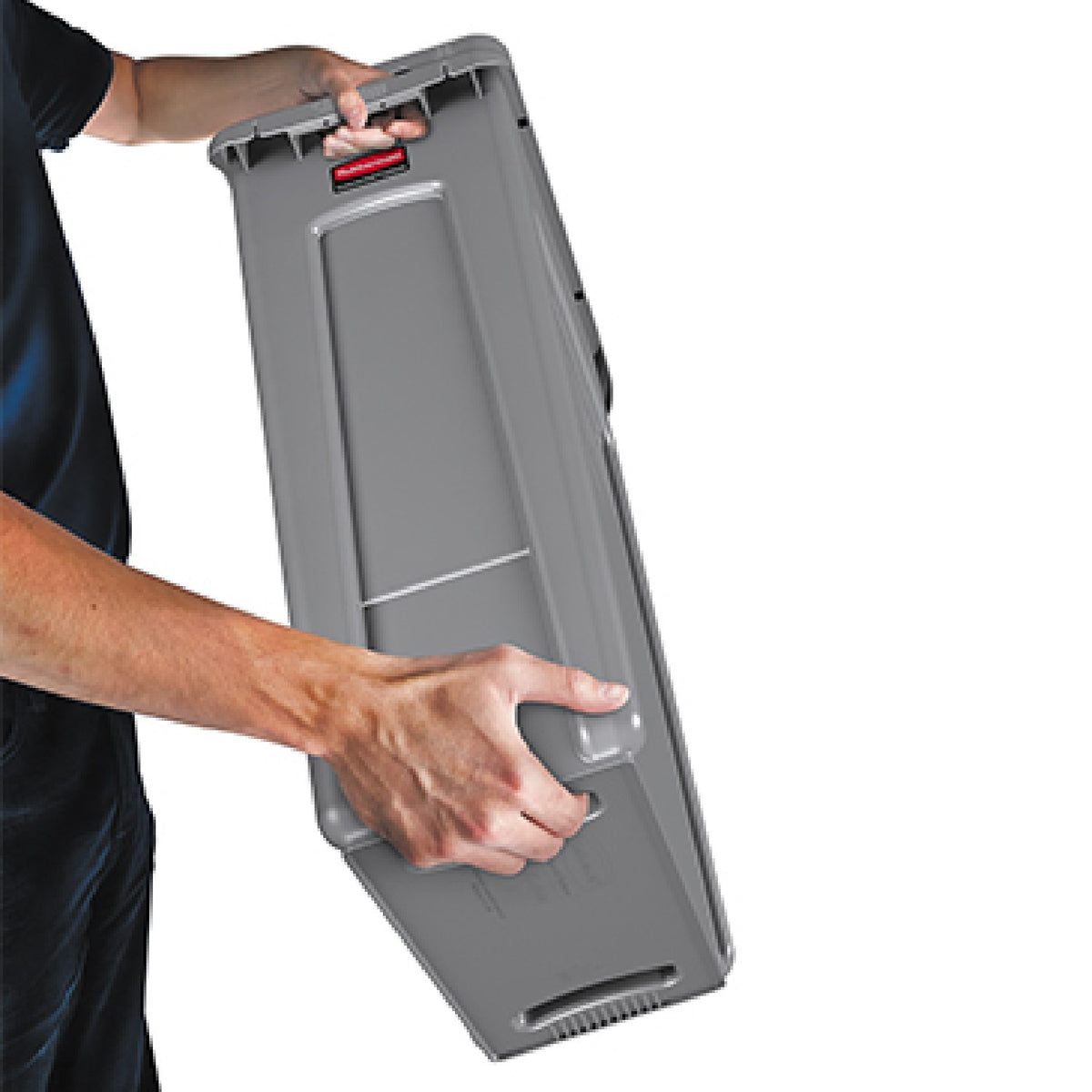 Basurero Slim Jim Gris Ventilado 87 Litros