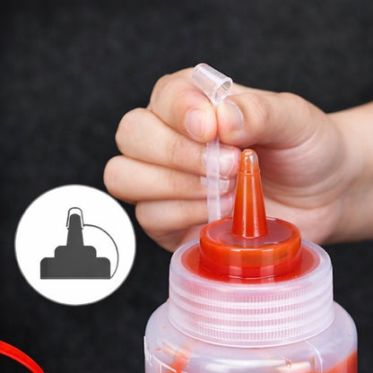 Botella Dispensadora Salsa Graduada Transparente 600 Ml