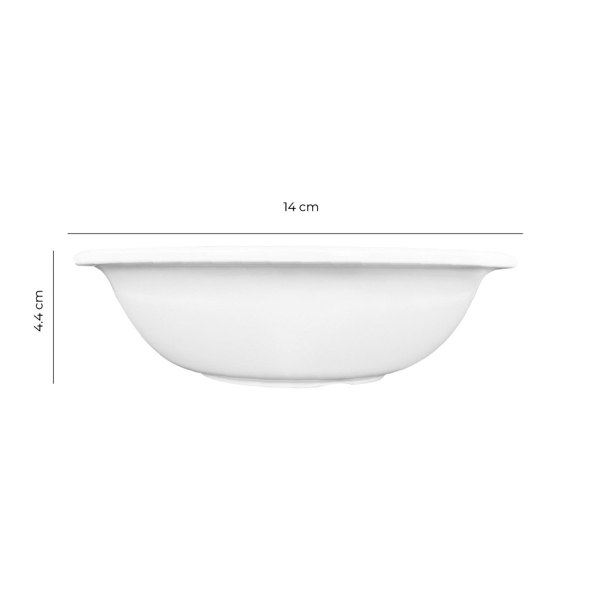 Set De 4 Bowl Melamina 14 Cm.