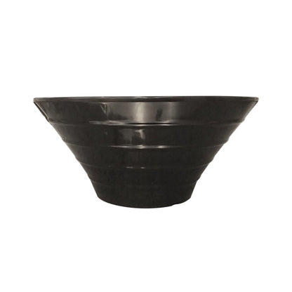 Bowl Redondo Melamina Negro 20 Cm