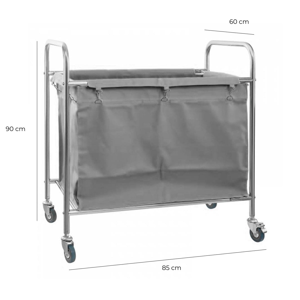 Carro Ropa Sucia 85x60x90 Cm