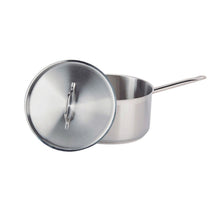 Cazo Alto Acero Inoxidable Con Tapa Y Fondo Difusor 2 Litros