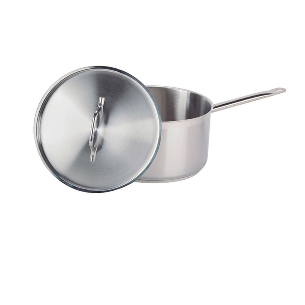 Cazo Alto Acero Inoxidable Con Tapa Y Fondo Difusor 6 Litros
