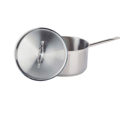 Cazo Alto Acero Inoxidable Con Tapa Y Fondo Difusor 6 Litros