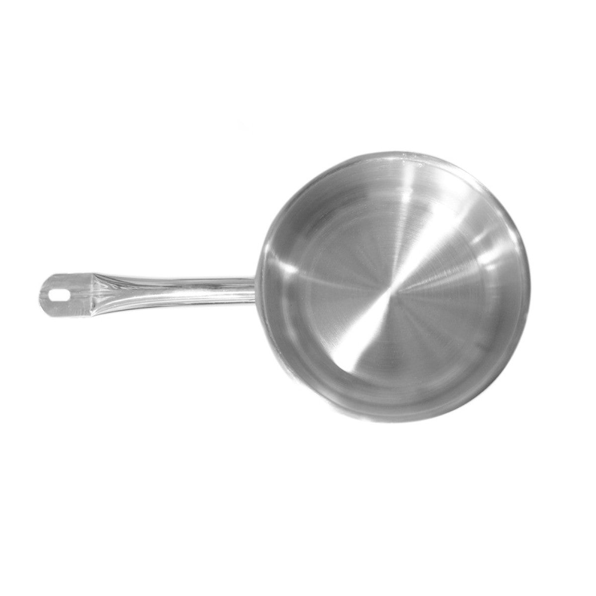 Cazo Bajo Acero Inoxidable Con Tapa Y Fondo Difusor 1 Litros