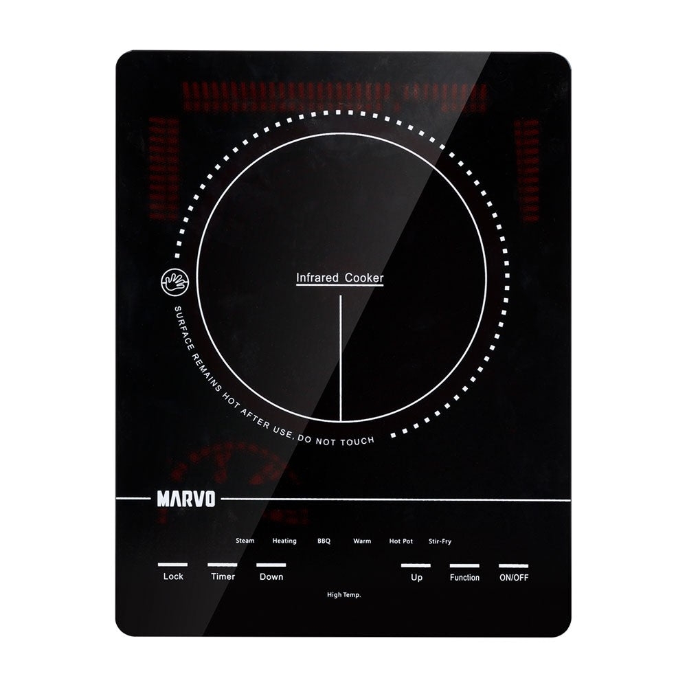 Cocina Vitrocerámica Portátil Digital 1850W