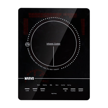 Cocina Vitrocerámica Portátil Digital 1850W
