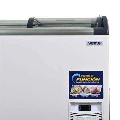 Conservadora Vidrio Semi-Curva 320 Lts CTV-320Q