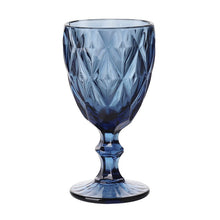 Set 6 Copas Vidrio Azul 324 Ml Imahe